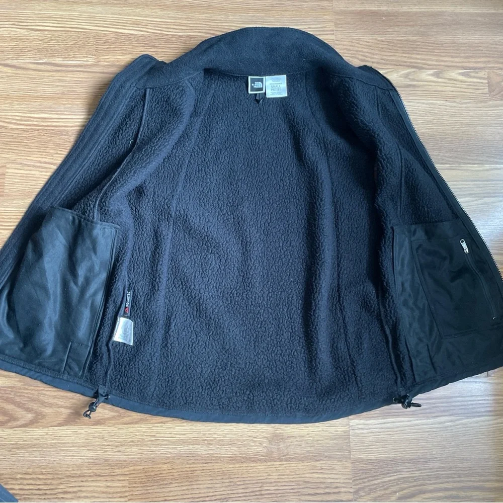 Vintage North Face Fleece Vest Mens Size Small Black